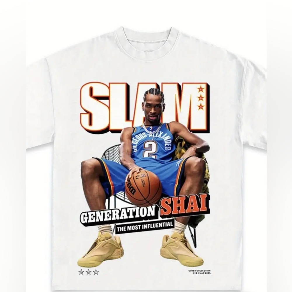 Shai Gilgeous Alexander Slam Cover Tee